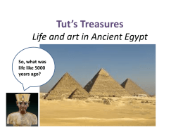 Tut`s Treasures Powerpoint Presentation
