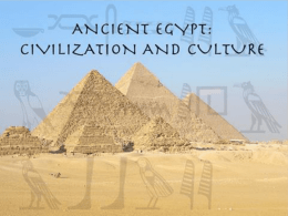 Ancient Egypt and Kush - 6th Grade Social Studies