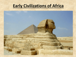 Early Civilizations of Africa Hatshepsut