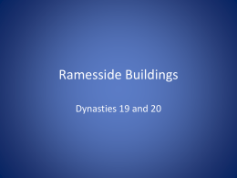 Ramesside Buildings