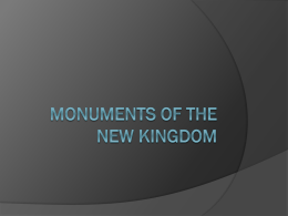 Monuments of the New Kingdom