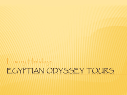 Egyptian Odyssey