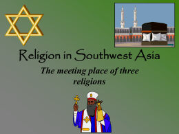 Religion in Southwest Asia