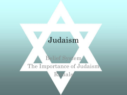 Judaism - jspivey