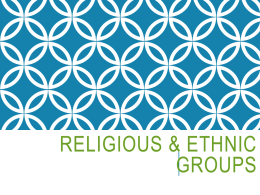 religious group - Effingham County Schools