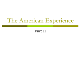 American Experience - Part 2