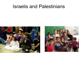 Israelis and Palestinians