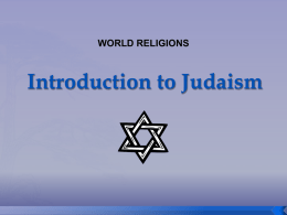 Basics of Judaism 2012x