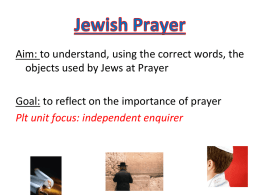 How are Jewish beliefs about God shown through prayer?