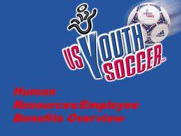Welcome to the... - United States Youth Soccer Association