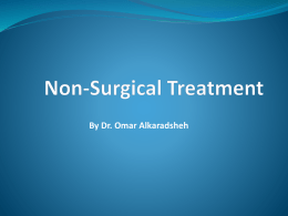 Non surgical treatment /Dr Omar