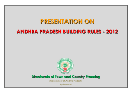Andhra Pradesh Building Rules-2012