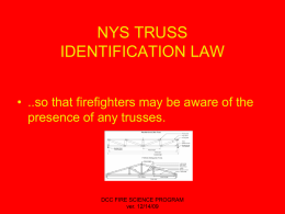 Truss Indentification law