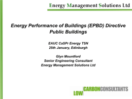 Energy Performance of Buildings (EPBD) Directive