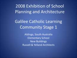 Galilee Catholic Learning Community Stage