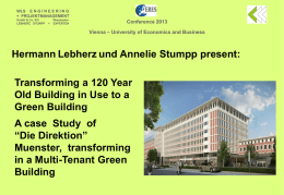 Conference 2013 Vienna – University of