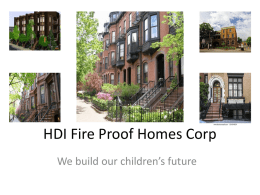 HDI Fire Proof Homes Corp