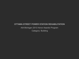 ottawa street power station rehabilitation