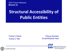 5c. Structural Accessibility of Public Entities - Mid