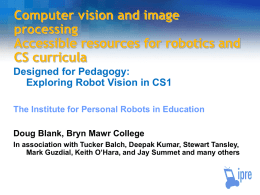 Institute for Personal Robots in Education