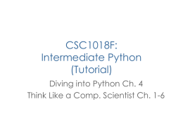 PythonIntermedTut