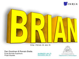 What is Brian not for?