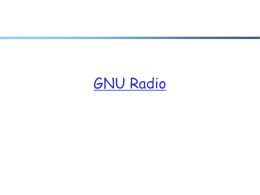 CS434/534: GNU Radio