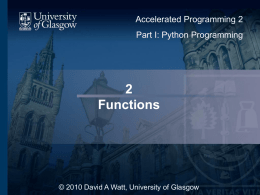 02.functions - University of Glasgow