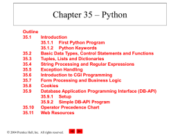 Chap 35 Python