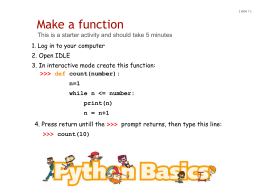 Python Basics Slides ÔÇô Ch4.1