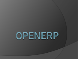 OpenERP - Financial System