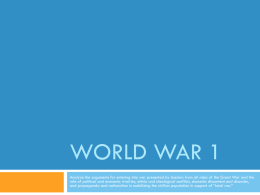 World War 1 - cloudfront.net