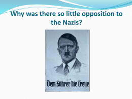 How far was opposition to Hitler in the army a threat?