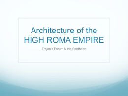 Architecture of the HIGH ROMA EMPIRE - WORLD.ARTvisa