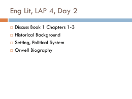 Eng Lit, LAP 4, Day 2 - Mrs. Teague's Classroom