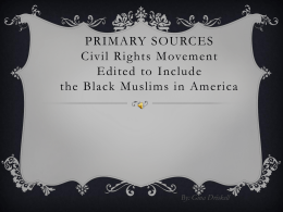 Primary Sources - Governors State University