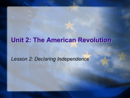 Declaring Independence (3)