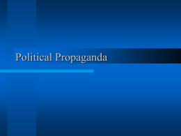 Political Propaganda