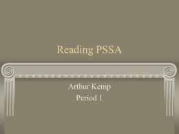 Reading PSSA