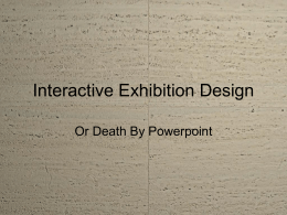 Interactive Exhibition Design - cpas