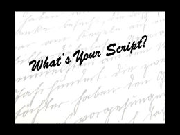 Sean Finnegan -- What`s Your Script