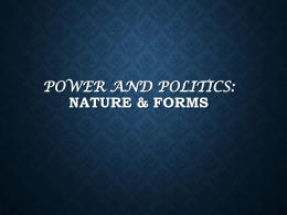 power and politics