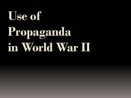 Propaganda Presentation