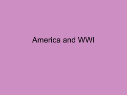 America and WWI