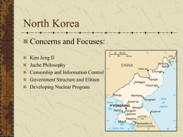 North Korea - US in Global Affairs