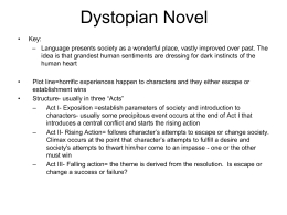 Dystopian Novel - Lemon Bay High School