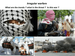 Irregular warfare