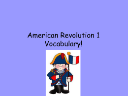 Revolutionary War Powerpoint!