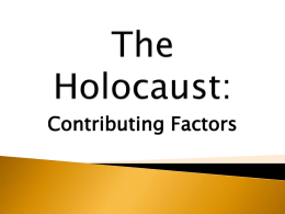 ContributingfactorsHolocaust