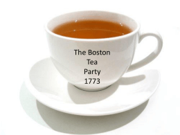 Boston Tea Party - Harrisville 13